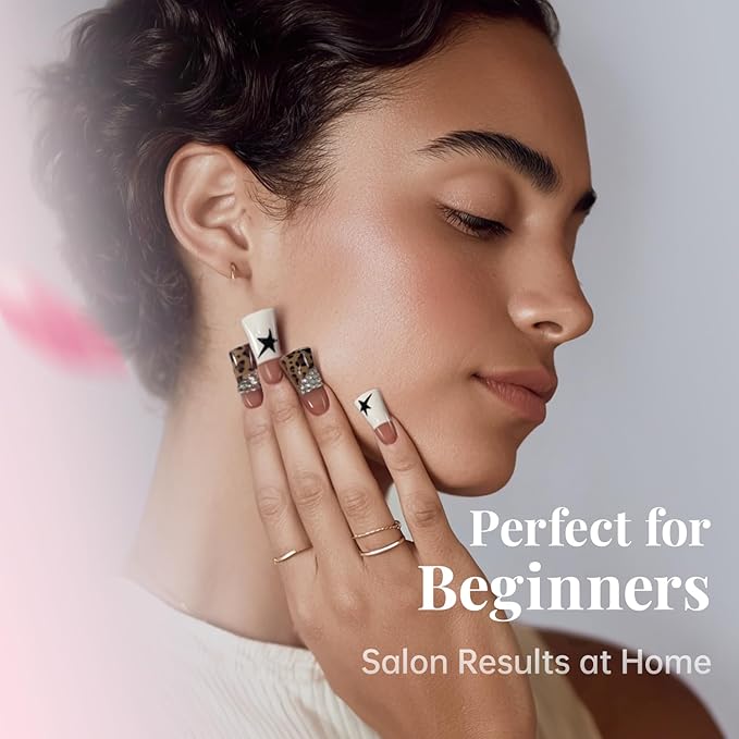 krofaue Duck Nail Tips - 240pcs Clear Soft Gel Curved Nail Tips 12 Sizes Crystal Duck Feet Style Half Cover False Nails Extra Wide French Nails with Box for DIY Salon