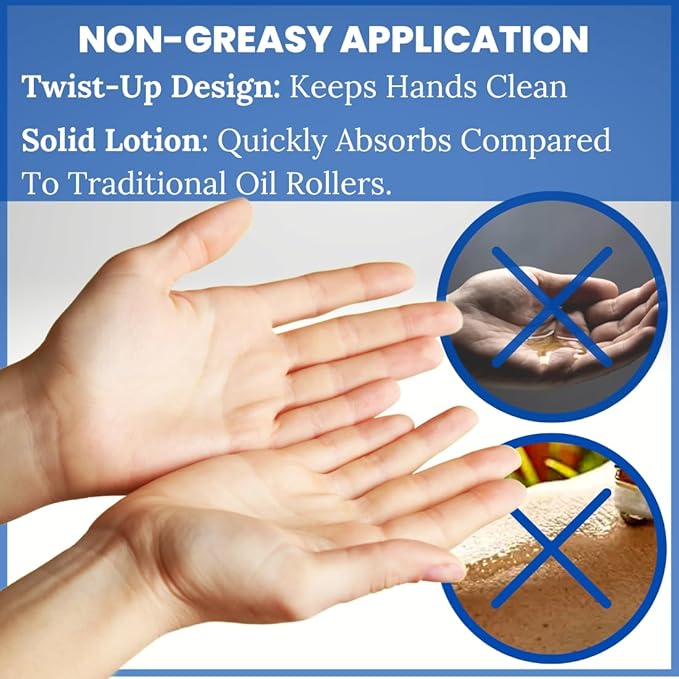 Hemp Roll On Stick | 1000 mg (3 oz) Balm Stick | Arnica Essential Oil, Cocoa Butter, Natural Ingredients | Muscle Rub