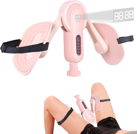 Thigh Trainer Kegel Exerciser,Inner Thigh Exerciser with 0-135 lbs Adjustable Resistance for Inner Muscle Strengthen| Home Fitness,Pelvic Floor Trainer for Women|Men