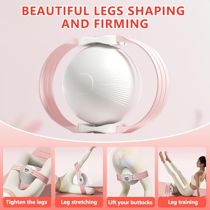 Ocdin Hip Abductor and Adductor Training Ball for Women, Thigh Master Exercise Ball for Home Gym, Fit for Pelvic Floor Muscle Recovering