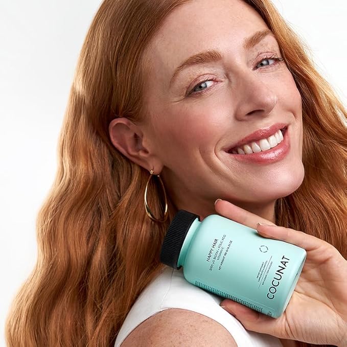 COCUNAT - Pack 3 Months Happy Hair - Vitamins to Strengthen, Stimulate Growth and Prevent Hair Loss - Fine and Damaged Hair - 5,000 mcg of Biotin - Results in 6 Weeks - 180 Gummies