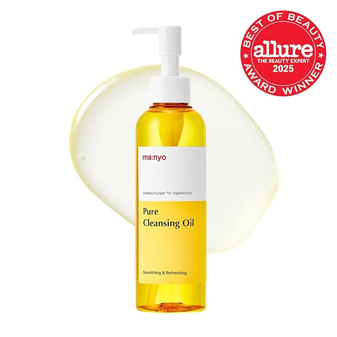 ma:nyo Pure Cleansing Oil, Natural Oil Cleanser for Face, Makeup Blackhead Remover, Korean Skin Care, 6.76 fl oz (200ml)