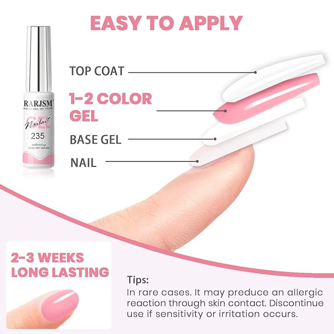 RARJSM Gel Liner Nail Art 12 Colors Set Pink Purple White Green Yellow Blue Gelpolish Art Liners for Nails 5ml Summer Shades Striping Gel Nail Polish Thin Swirl Brush Soak off Curing Need