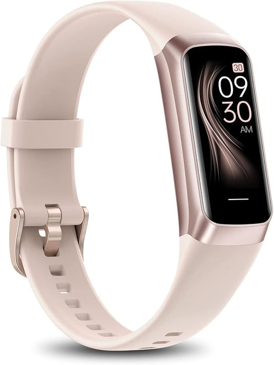 Fitness Tracker with 24/7 Heart Rate Blood Oxygen Sleep Monitor,Activity Tracker with 1.1" AMOLED Touch Color Screen, Multiple Sport Modes Step Counter,IP68 Waterproof for Women Men