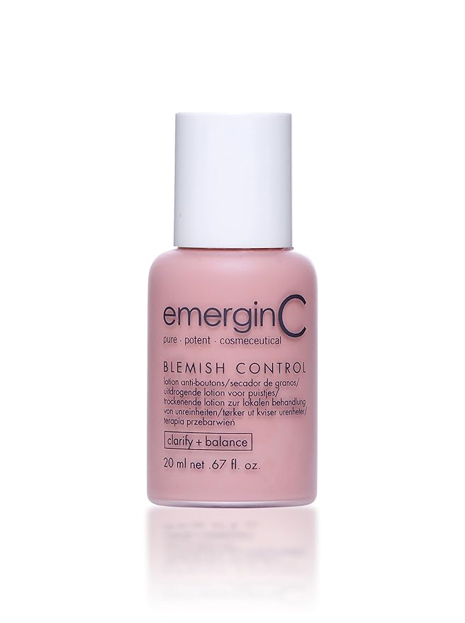 emerginC Blemish Control - Tinted Drying Spot Treatment with Salicylic Acid + Colloidal Sulfur to Improve the Appearance of Active Breakouts + Address Impurities (0.67 Ounce, 20 ml)