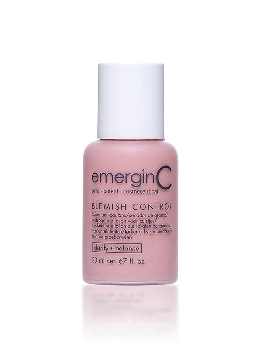 emerginC Blemish Control - Tinted Drying Spot Treatment with Salicylic Acid + Colloidal Sulfur to Improve the Appearance of Active Breakouts + Address Impurities (0.67 Ounce, 20 ml)