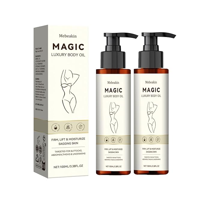 Magic Luxury Body Oil,Jojoba Ginger Extract – Skin Firming, Intense Hydration for Dry Skin, Nourishing Full Body Treatment, Non-Greasy Fast Absorbing Formula (2)