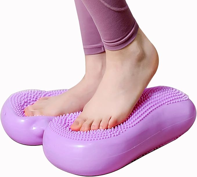 Inflatable Stepper for Exercise, Balance Training Mat for Fitness Yoga, Multi-Function Air Stepper for Gym, Home & Office