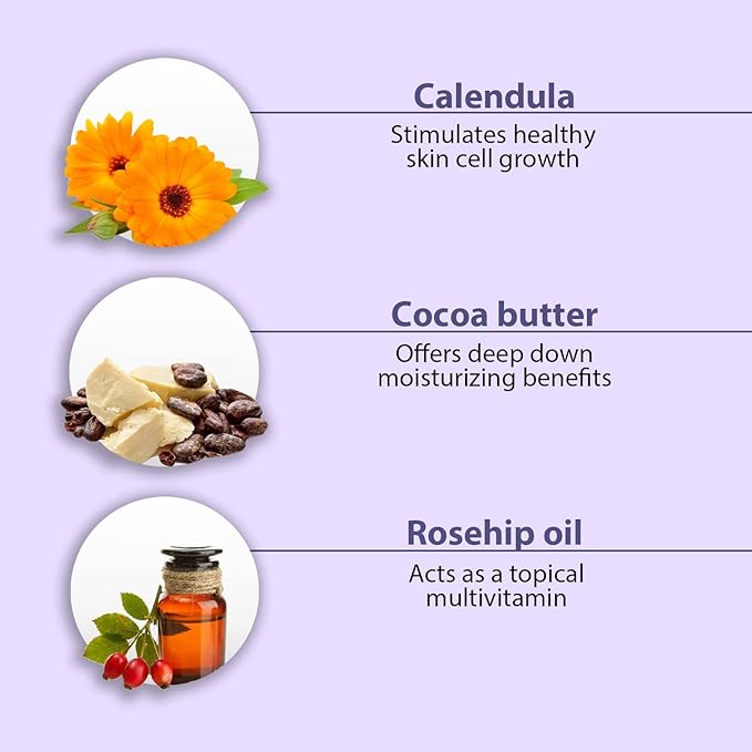 All Good Hand & Body Lotion - Moisturizing Organic Lotion, Essential Oils, Calendula, Cocoa Butter, Coconut & Rose Hip Oil, Non GMO, Vegan (Lavender)(3-Pack)