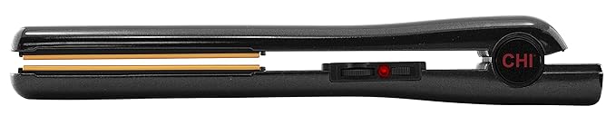 CHI Tourmaline Ceramic Series Flat Iron, Hair Straightener For Silky Smooth Hair, Ideal For Straightening Or Curling Hair, 1" Iron, Onyx Black