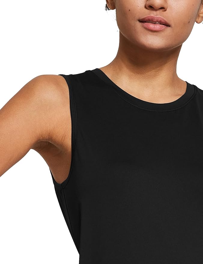 baleaf Workout Tank Tops for Women Sleeveless Running Athletic Loose Fit Yoga Tops Active Shirts Sports Gym Exercise