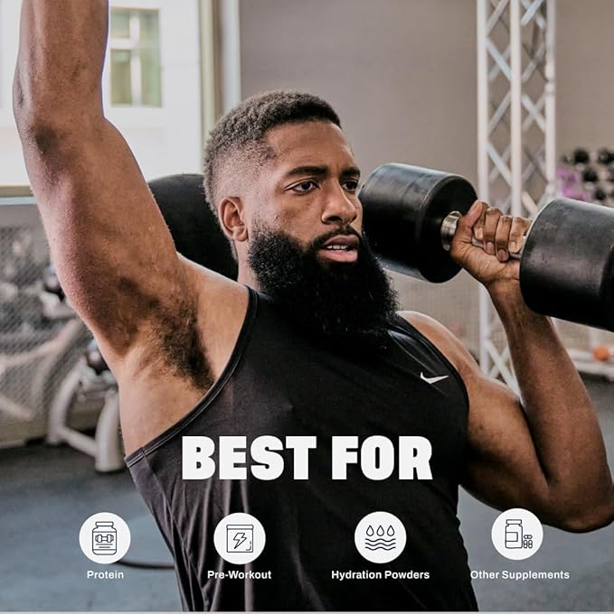 BlenderBottle Shaker Bottle Pro Series Perfect for Protein Shakes and Pre Workout, 32-Ounce, Pebble Grey