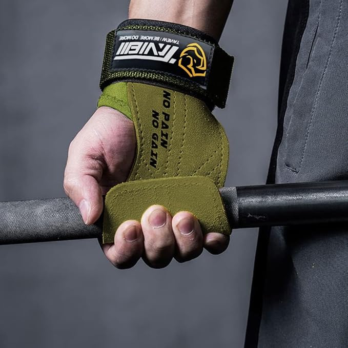 Wrist Straps for Weightlifting for Maximum Grip Support - Lifting Deadlift Strap & Weight Lifting Grips Gloves for Working Out Pull Up Deadlifting & Shrugs