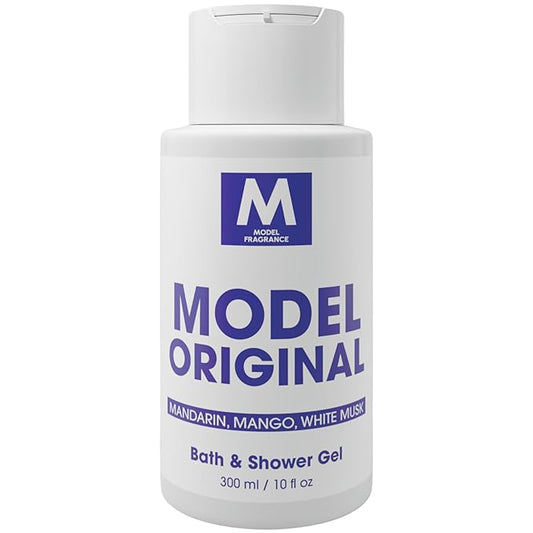 Model Original Gourmand Body Gel | Mango, Mandarin, and White Musk | Hydrating, Nourishing, and Refreshing Shower Gel | Scented Spa Products | Premium Body Cream for Clean, Soft Skin