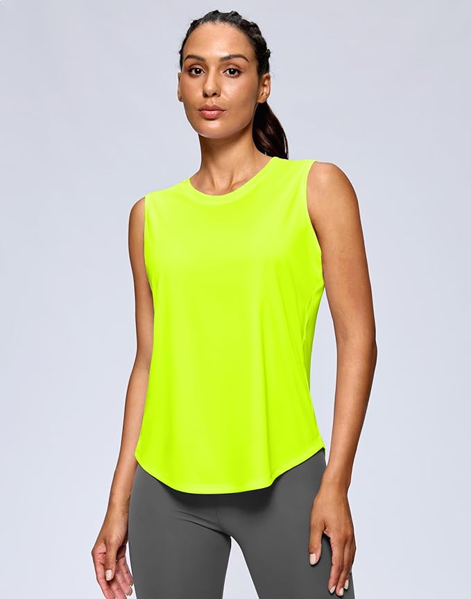 G Gradual Women's Workout Tank Tops Lightweight Sleeveless High Neck Athletic Shirts for Running Gym Tennis Pickleball