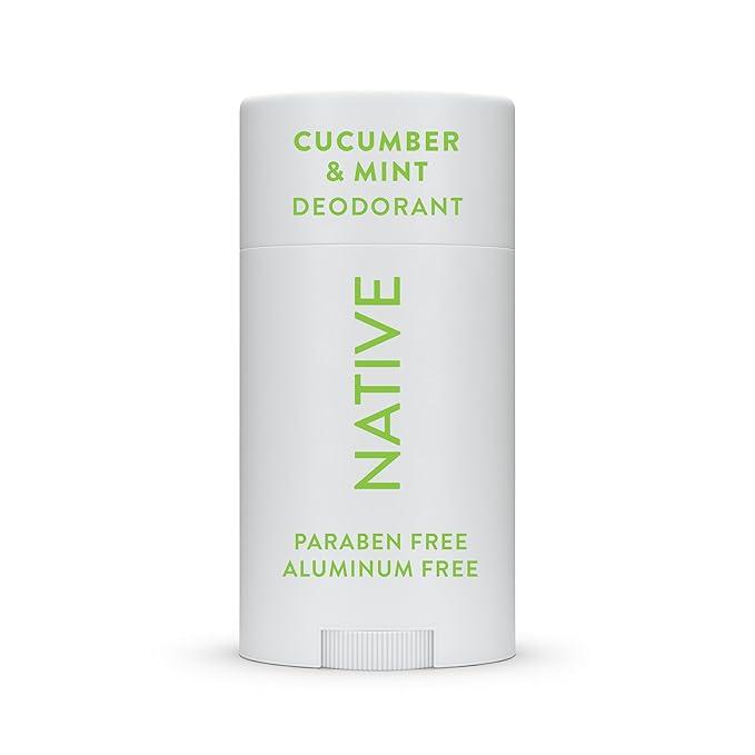 Native Aluminum-Free Clean Deodorant with Natural Derived Ingredients, 72HR odor control | Deodorant for Women and Men, With Baking Soda, Coconut Oil, Shea Butter | Cucumber & Mint