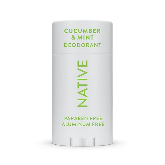 Native Aluminum-Free Clean Deodorant with Natural Derived Ingredients, 72HR odor control | Deodorant for Women and Men, With Baking Soda, Coconut Oil, Shea Butter | Cucumber & Mint