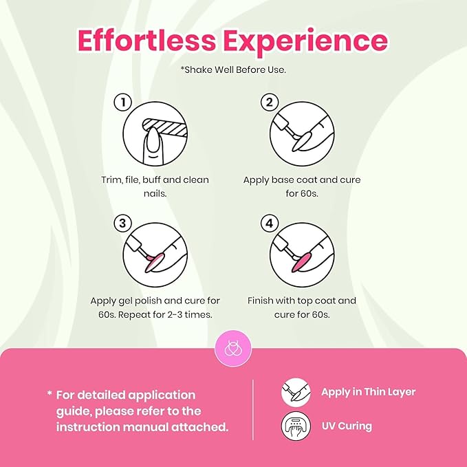 Beetles Gel Nail Polish Set 32pcs Winter Gel Polish 25 Colors with Base Top Coat Soak off UV Gel Burgundy Red Brown Green Blue Pink Gel Polish Kit DIY Nail Art Manicure Gift for Women Fourfold Grace