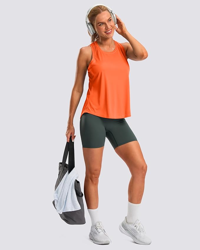 G Gradual Women's Workout Tank Tops Racerback Athletic Yoga Tops Loose Fit Sleeveless Running Gym Sports Shirts for Women