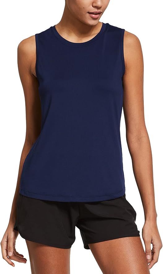 baleaf Workout Tank Tops for Women Sleeveless Running Athletic Loose Fit Yoga Tops Active Shirts Sports Gym Exercise