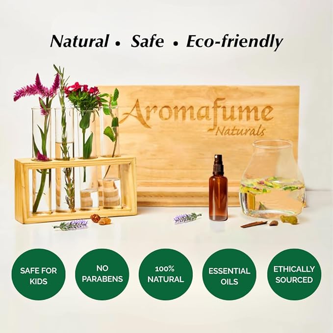 Ylang Ylang Room, Linen & Pillow Spray by Aromafume | 100ml/3.38 fl oz | with Ylang Ylang Essential Oil | Aromatherapy Spray | Mist for Bedding, Fabrics