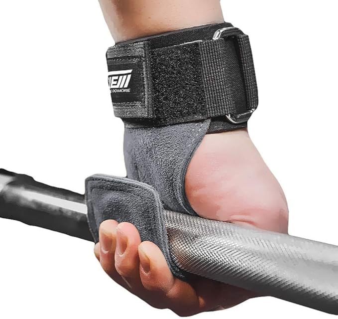Wrist Straps for Weightlifting for Maximum Grip Support - Lifting Deadlift Strap & Weight Lifting Grips Gloves for Working Out Pull Up Deadlifting & Shrugs