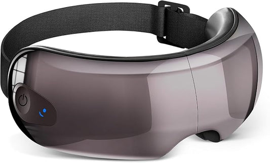 NOWWISH Smart Eye Massager with Heat & Bluetooth Music for Reduce Eye Strain, Headache and Migraine Relief, Improve Sleep - Fathers Day, Birthday Gifts for Women Men, Gifts for Mom Dad Wife -