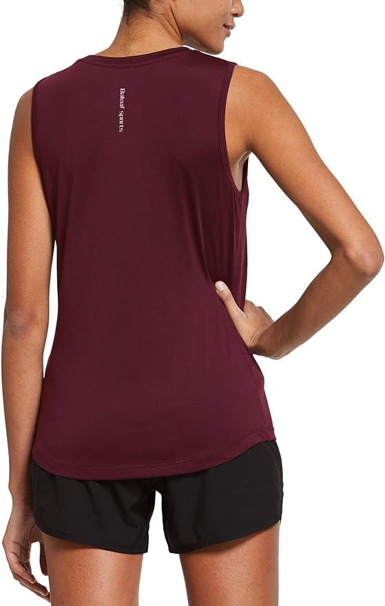 baleaf Workout Tank Tops for Women Sleeveless Running Athletic Loose Fit Yoga Tops Active Shirts Sports Gym Exercise