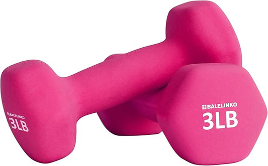 Balelinko Home Gym Equipment Workouts Strength Training Weight Loss Pilates Weights Yoga Sets Weights for Women, Men, Seniors and Youth