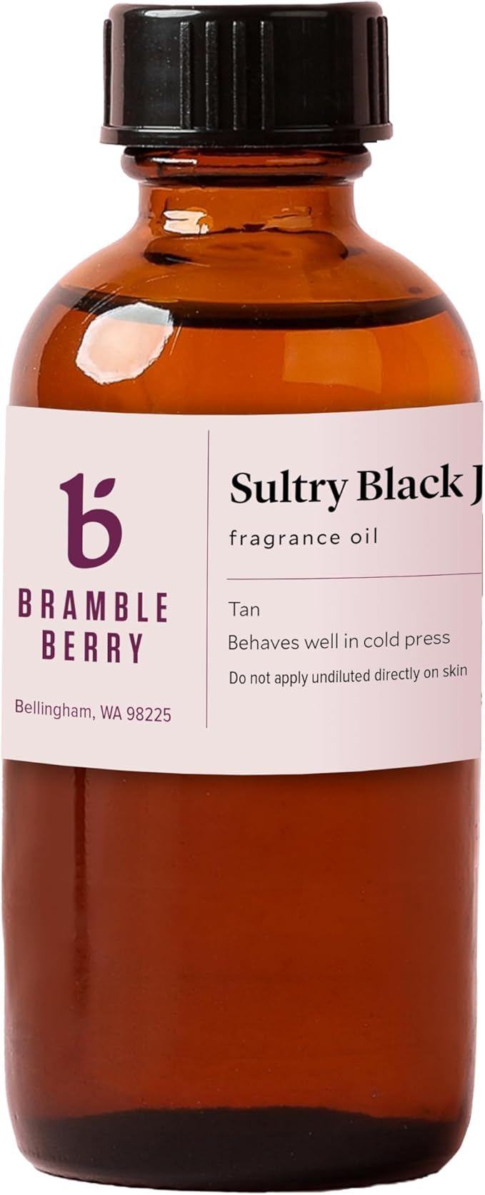 Bramble Berry Sultry Black Jasmine Fragrance Oil 2 oz | Seductive Floral Scent for Soap Making, Lotion, Perfume, Bath Bombs & Candles | Skin Safe, Vegan, Paraben & Phthalate Free