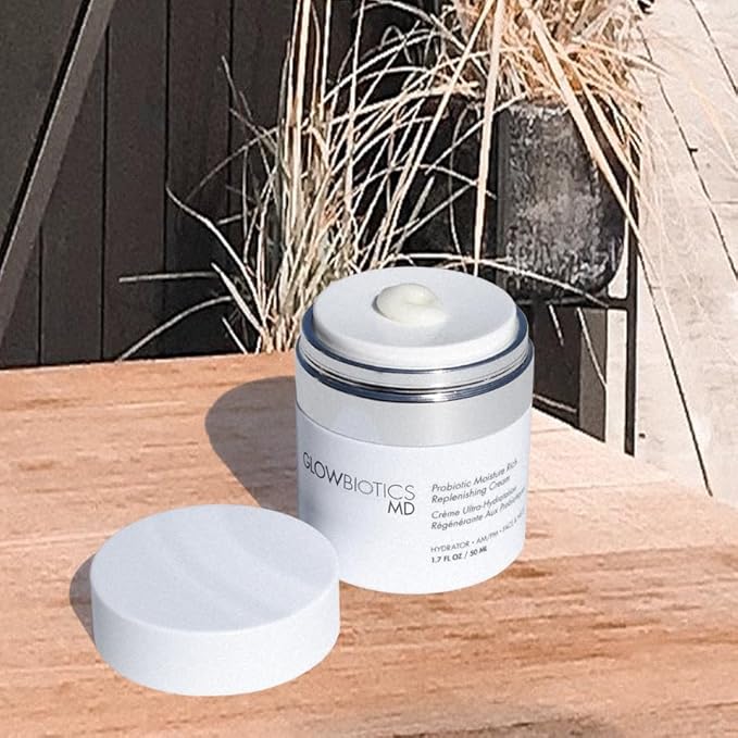 Glowbiotics Probiotic Multi-Brightening Cream - Dark Spot Corrector & Anti-Aging Face Moisturizer - 1.7 oz - Vitamin C & Peptides for Dry, Hormonal Skin
