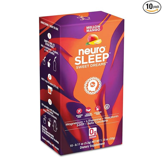 Neuro Sleep Mellow Mango, Powder Stick (Pack of 10)