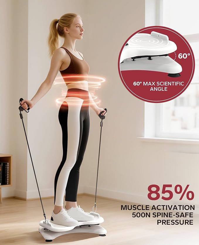 HAPBEAR Waist Twister Machine with LCD Display, 330LBS Capacity - Noiseless Ab Workout Board for Core Exercise & Slim Waist - Anti-Slip Home Gym Fitness Equipment