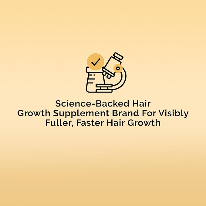 Hair Rush | Maxx Hair Growth & Anti Hair Loss Nutrient Solubilized Keratin Vitamin Supplement, 60 Tablets.