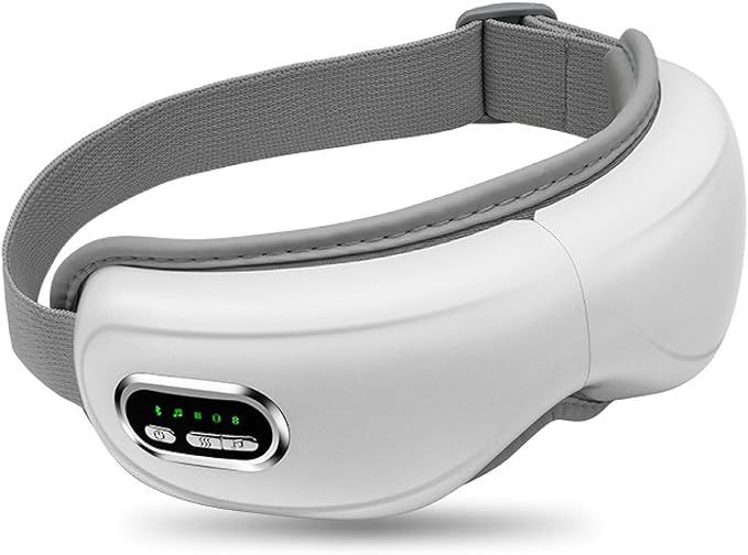 Eye Massager with Heat,Bluetooth Music Eyes Care Gift with 5 Massage Modes and 180° Folding Heated Eye Mask for Migraines Massages Eyes Muscles Gifts for Friend Loved Ones