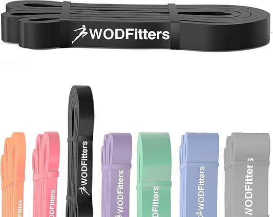 WODFitters Pull Up Assistance Band for Stretching, Mobility Workouts, Warm Up, Recovery, Powerlifting, Home Fitness and Exercise…