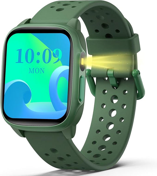 Kids Watch with 140 Sports Modes, 1.5" Kids Fitness Tracker, Smart Watch kids, No APP/Phone Required, Sleep Monitor, Heart Rate, Puzzle Games, IP68 Waterproof, Gifts for Girls Teens Aged 6-15