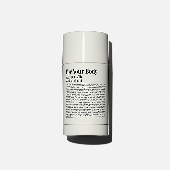 Nécessaire The Deodorant Hinoki | Natural Aluminum Free Deodorant For Women & Men. Extra Strength Treatment with Mandelic Acid. Free of Baking Soda, Ozokerite & Parabens (75 g/2.5 oz)