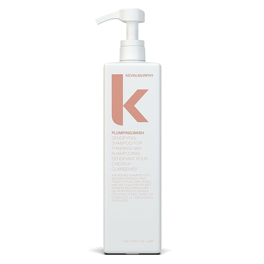 KEVIN.MURPHY PLUMPING.WASH - Densifying Shampoo for Thinning Hair - For Fine & Aging Hair - Nourishing Hair Care Shampoo - Thickening Effects - 1 L / 33.8 fl oz