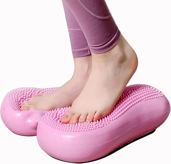Inflatable Stepper for Exercise, Balance Training Mat for Fitness Yoga, Multi-Function Air Stepper for Gym, Home & Office