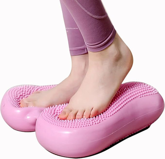 Inflatable Stepper for Exercise, Balance Training Mat for Fitness Yoga, Multi-Function Air Stepper for Gym, Home & Office