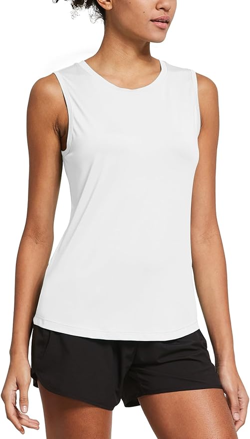 baleaf Workout Tank Tops for Women Sleeveless Running Athletic Loose Fit Yoga Tops Active Shirts Sports Gym Exercise