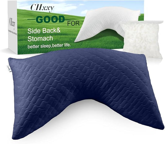 Shredded Memory Foam Pillows – Adjustable Loft, Orthopedic Support for Side/Back Sleepers, Pressure Relief for Cervical Spine, Machine Washable (Queen Size)