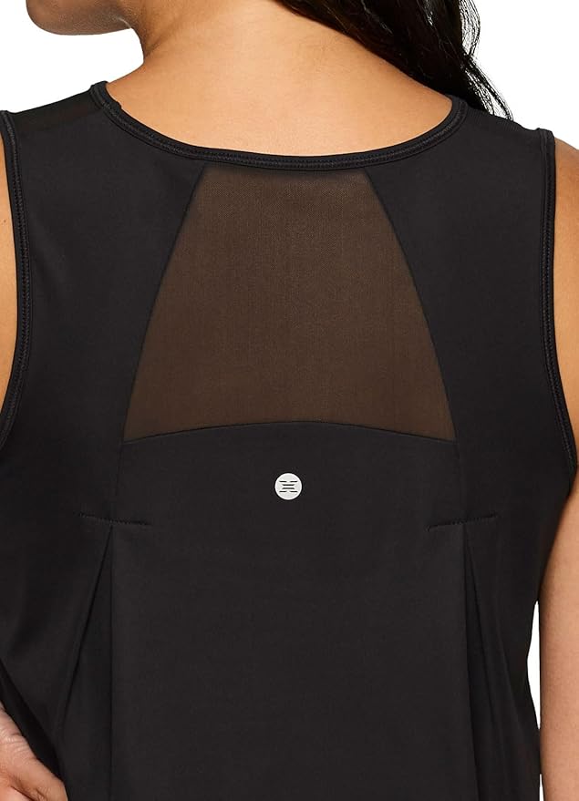 RBX Active Women's Workout Top with Breathable Mesh Panels, Quick Drying Gym Running Tank Top with Plus Sizes