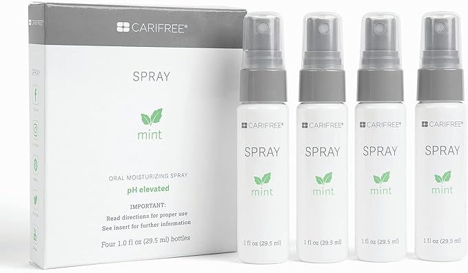CariFree Maintenance & Prevention Starter Kit, Mint | Anti-Cavity Fluoride Toothpaste & Mouthwash Freshens Breath and Moistens Mouth | Dentist Recommended for Oral Care (3 Piece Set)