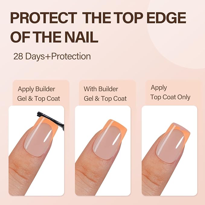 150Pcs French Gel Nail Tips, Vansiho Short Square Nail Tips, Yellow Pre-French Tips Press on Nails, Soak Off Soft Gel Acrylic Fake Nails for Nail Art DIY 15 Sizes