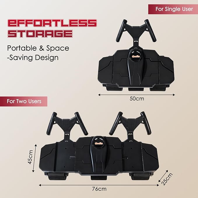 Ocdin Partner Ab Roller Wheel- Two-Person Core Trainer, Stable Home Gym Equipment for Couples to Strengthen Core Muscles