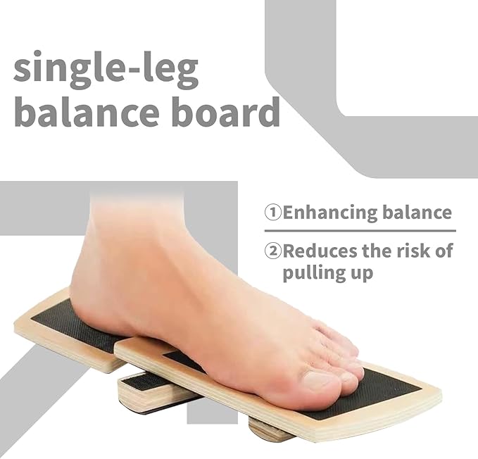 Adult Ankle Enhancement Trainer Single Leg Balance Board Suitable for Foot Sprain Yoga Stretch