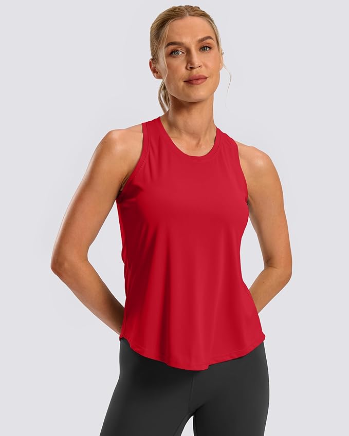 G Gradual Women's Workout Tank Tops Racerback Athletic Yoga Tops Loose Fit Sleeveless Running Gym Sports Shirts for Women