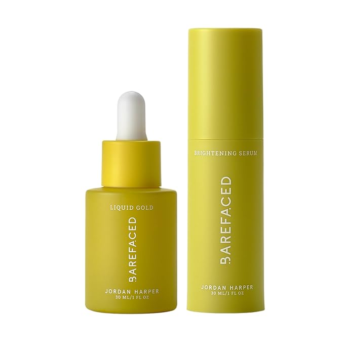 Barefaced Serum Duo - Liquid Gold & Brightening Serum for Hydration & Smoother, More Radiant Skin
